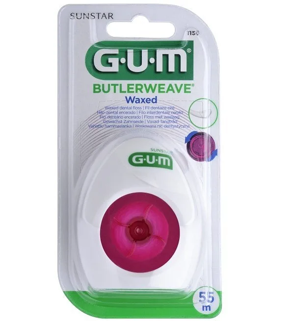 GUM BUTLERWEAVE-FIL DENTAIRE CIRE NATURE 1155M