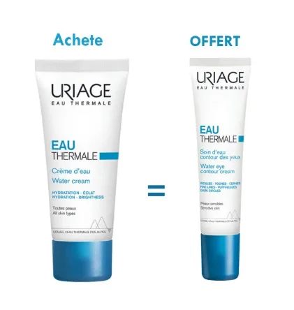 URIAGE COOFRET EAU THERMAL LEGERE + CONTOUR YEUX