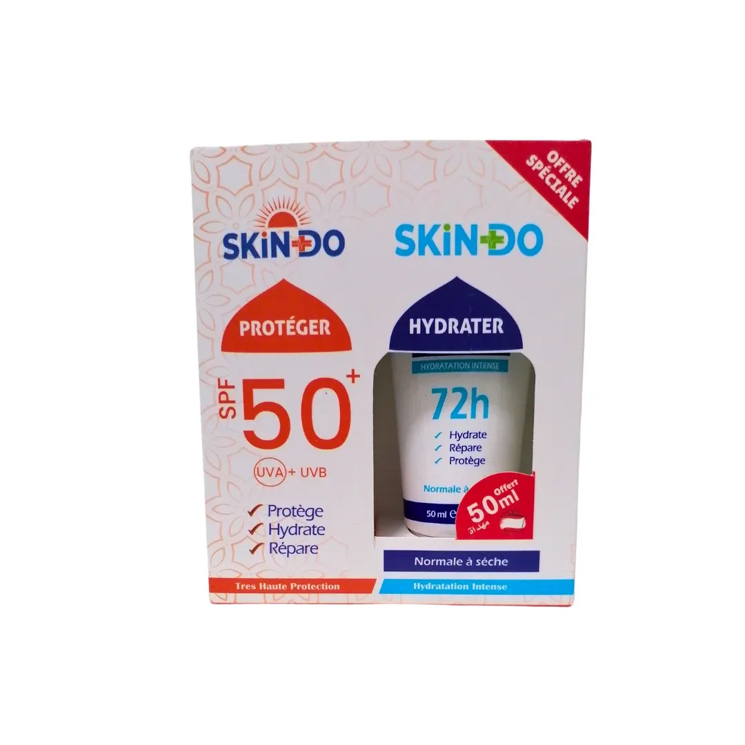 SKINDO PACK ECRAN + CREME HYDRATAT MG