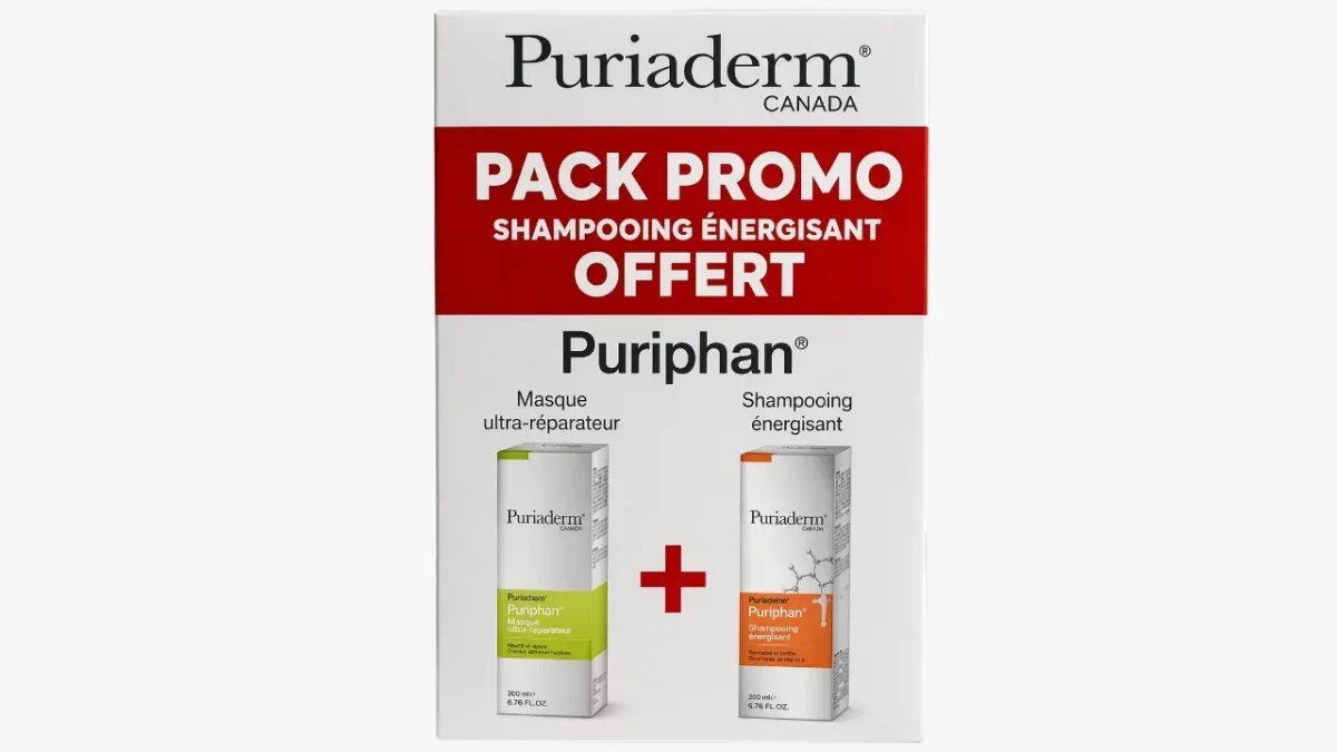 PURIADERM PACK PURIPHAN MASQUE + PURIPHAN SHAMPO ENERGISANT