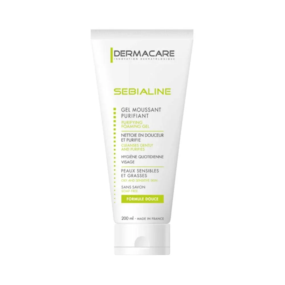 DERMACARE SEBIALINE GEL MOUSSANT 200MLL