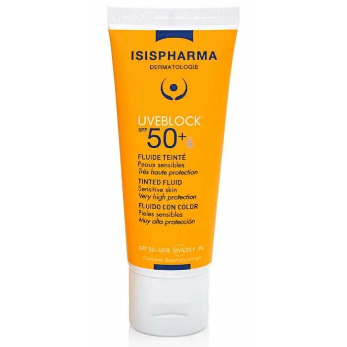 ISIS UVEBLOCK 50+FLUIDE TEINTE MEDIUM