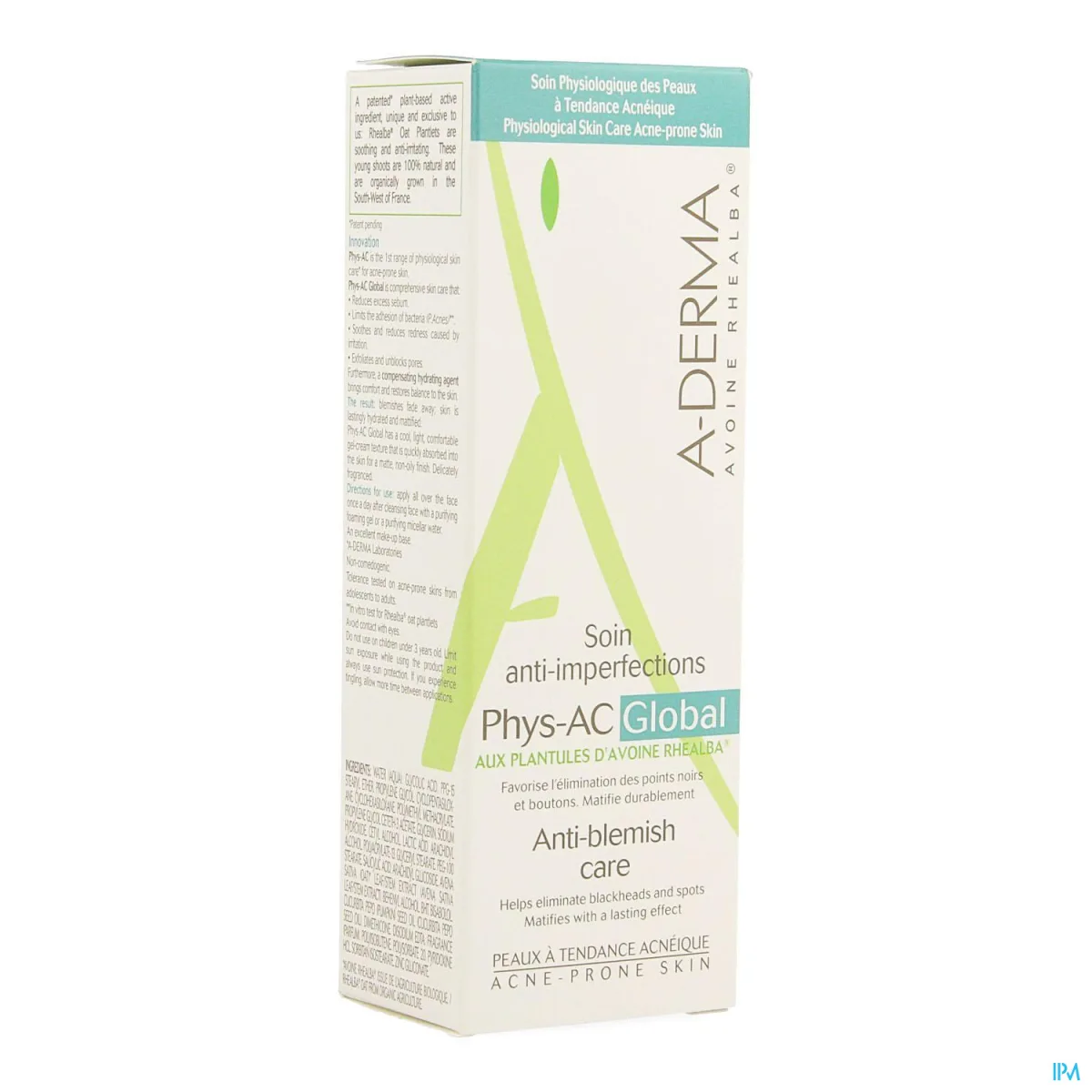 ADERMA CR PHYS-AC GLOBAL 40ML