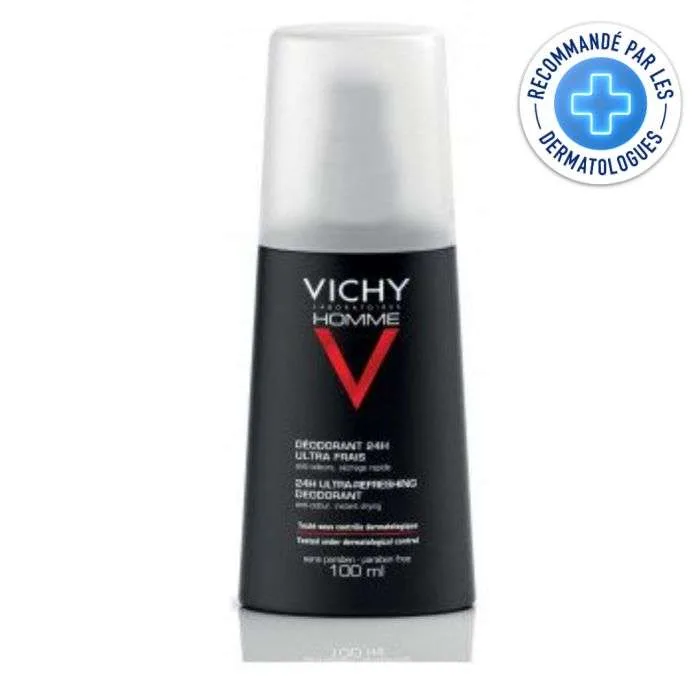 VICHY HOMME DEO VAPO ASSAINISSANT 100 ML 24H
