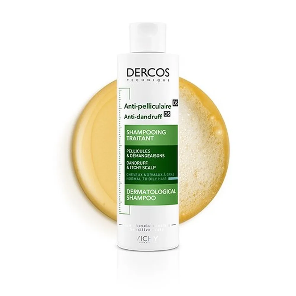 VICHY DERCOS SHAMP-ANTI-PELL CHEVEUX GRAS 200ML