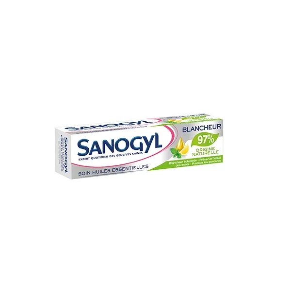 SANOGEL DENT SOIN HUILE ESSENST BLANCHEUR 75ML