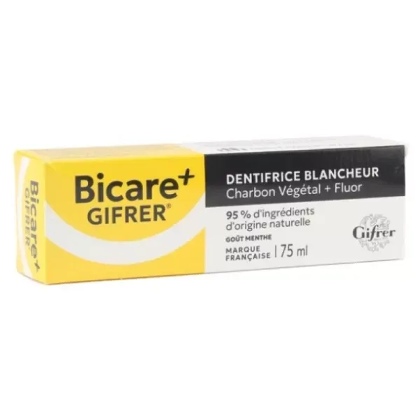 BICARE PLUS DENTIFRICE BLANCHEUR 75 ML