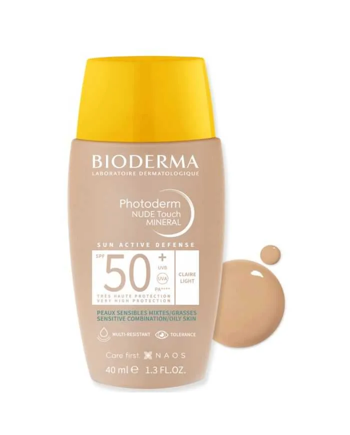 BIODERMA PHOTODERMA NUDE TOUCH 50SPF+ CLAIRE