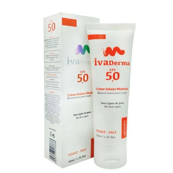 IVADERMA CREME SOLAIRE INVISIBLE SPF 50