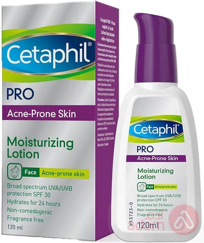 CETAPHIL PRO-ACNE PRONE SKIN MOISTURIZING LOTION SPF30+ 118ML