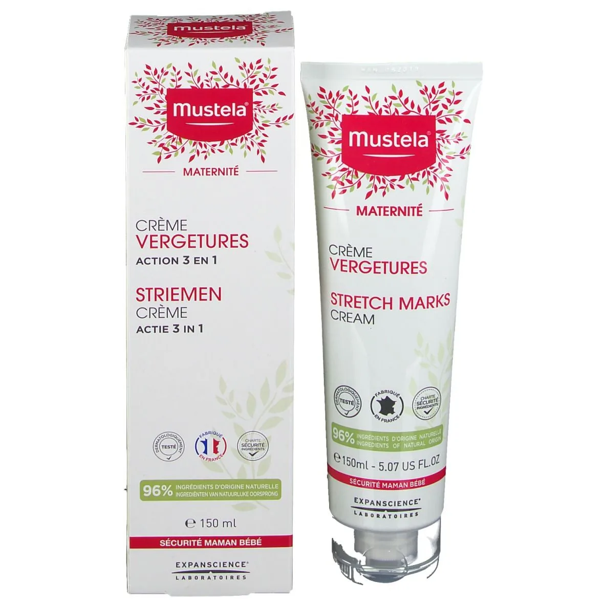MUSTELA CREME VERGETURES ACTION 3 EN 1