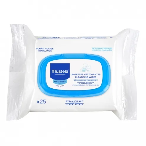 MUSTELA LINGETTE  PEAU NORMALE 60UN