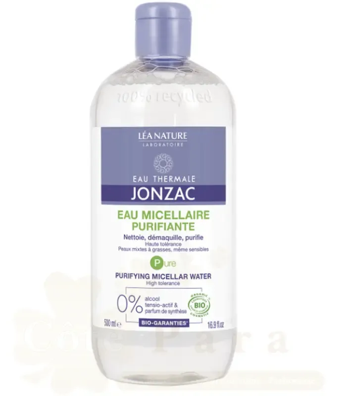 JONZAC EAU MICELLAIRE 500ML PURIFIANT