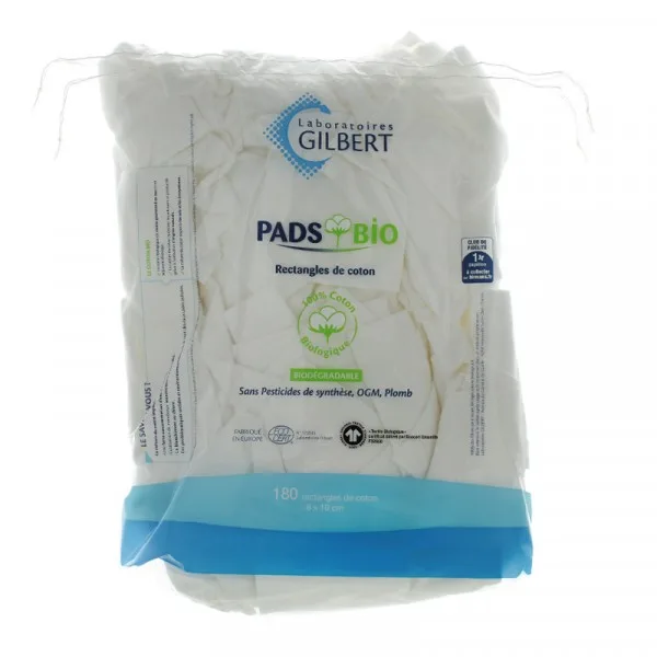 GILBERT PADS BIO RECTANGLES COTTON B180