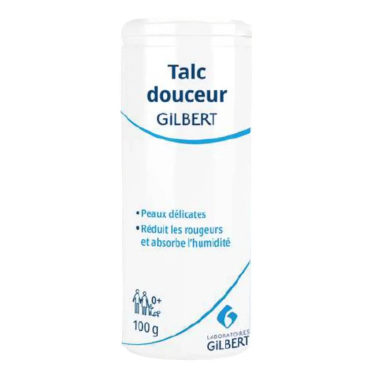 GILBERT TALC DOUCEUR FLACON POUDREUR 100G