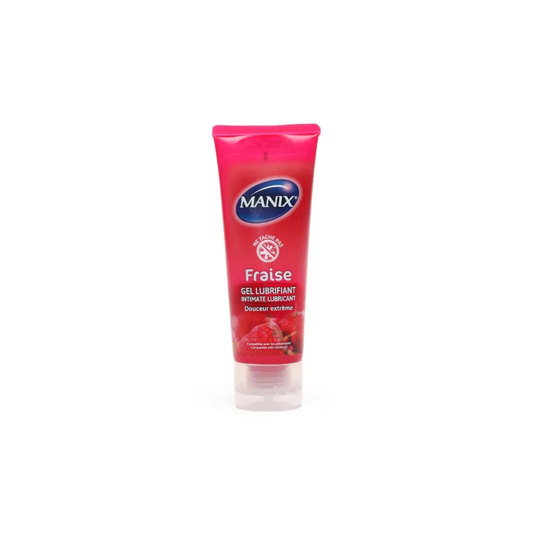 MANIX GEL FRAISE TUBE 80ML