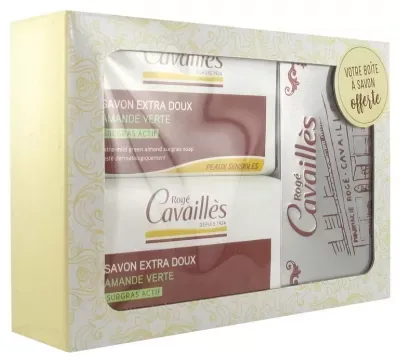 RC PACK SAVON PARFUME AMANDE VERTE 250G 3+1 OFFERT