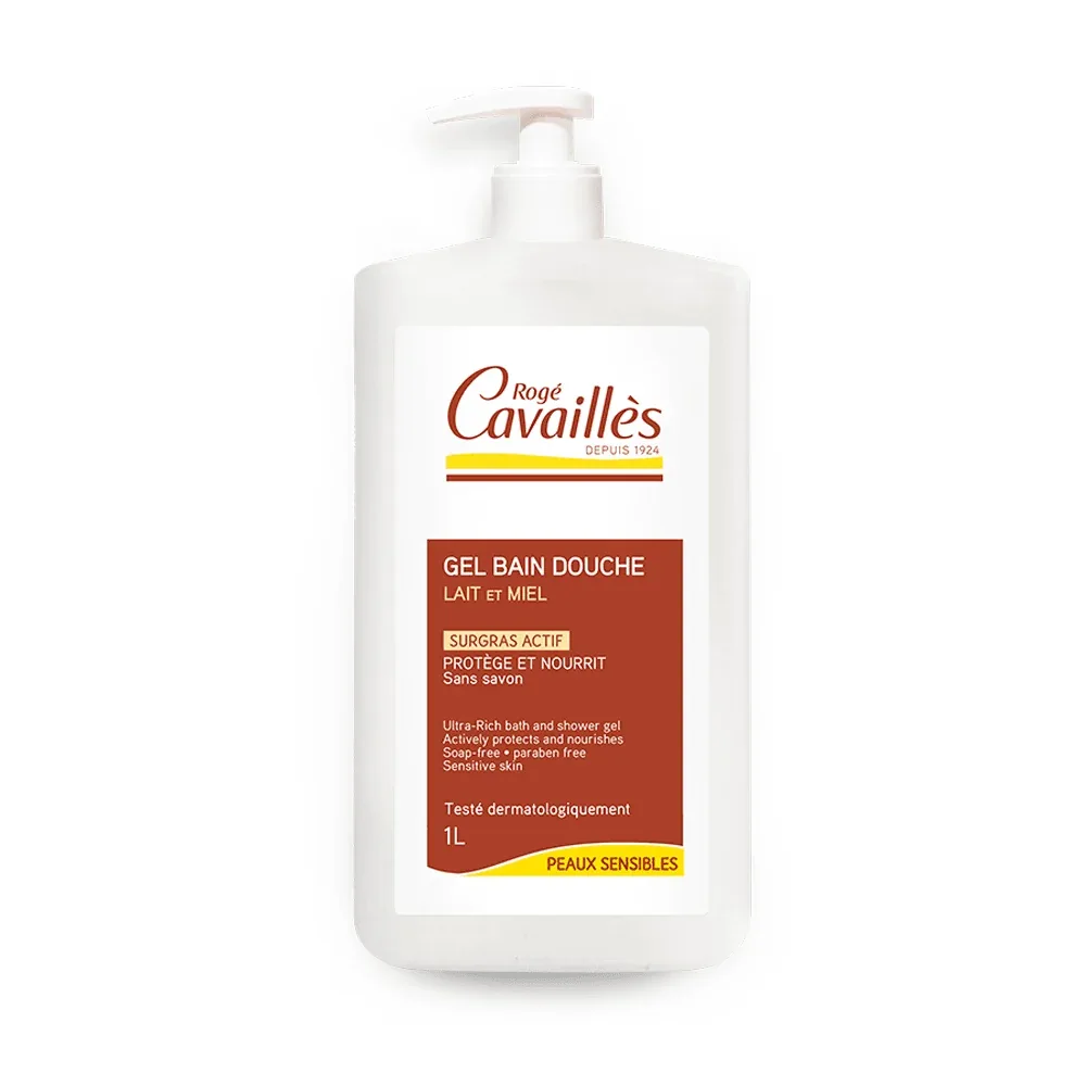 RC GEL BAIN DOUCHE LAIT ET MIEL 1L