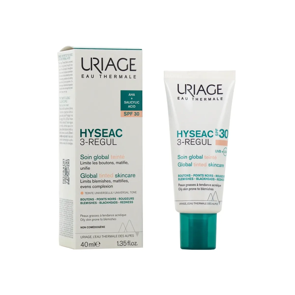URIAGE HYSEAC 3REGUL GLOBAL TEINTE SPF30