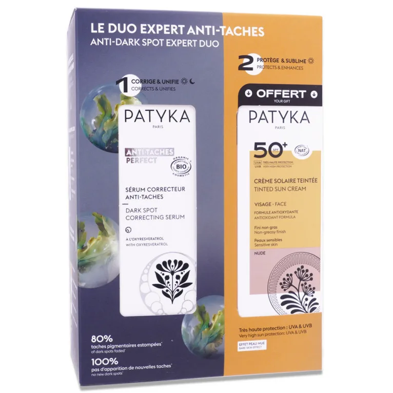 PATYKA COOFRET ANTI TACHE  FUIDE ANT TACHE + SERUM CORRECTEUR