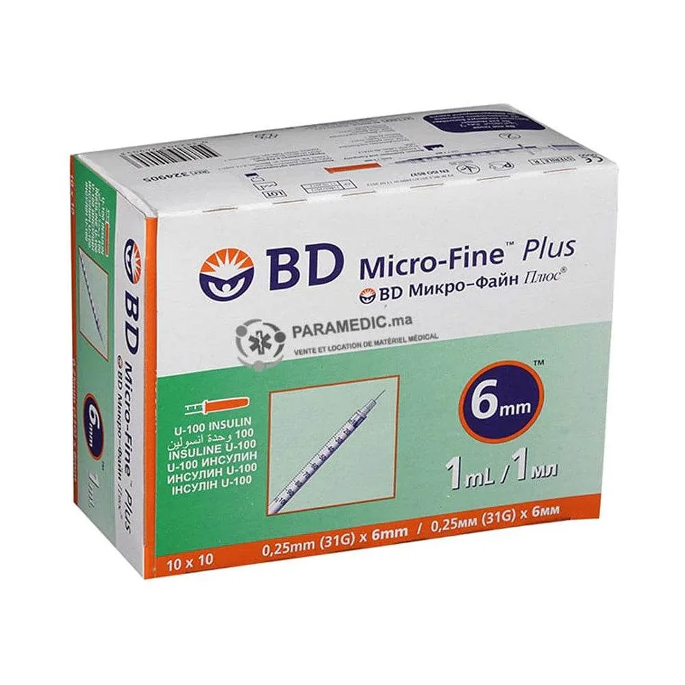 BD SERINGES 1ML MICRO FINE PLUS