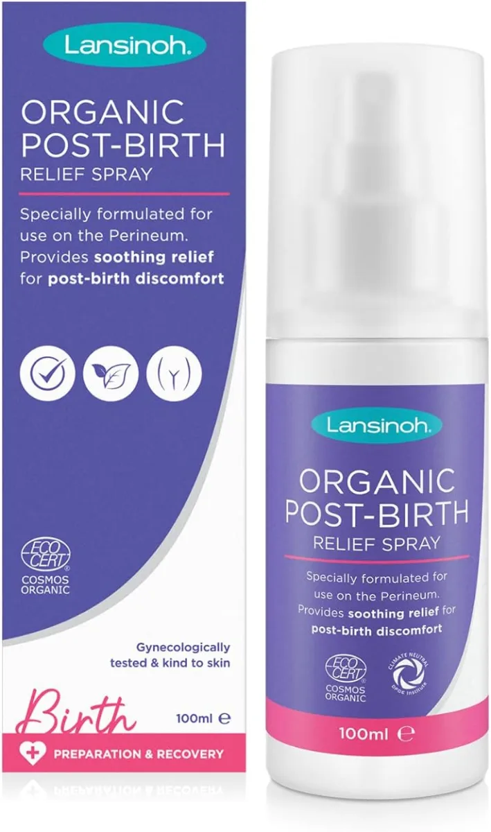 LANSINOH ORGANIC POST-BIRTH SPRAY APAISANT 100ML