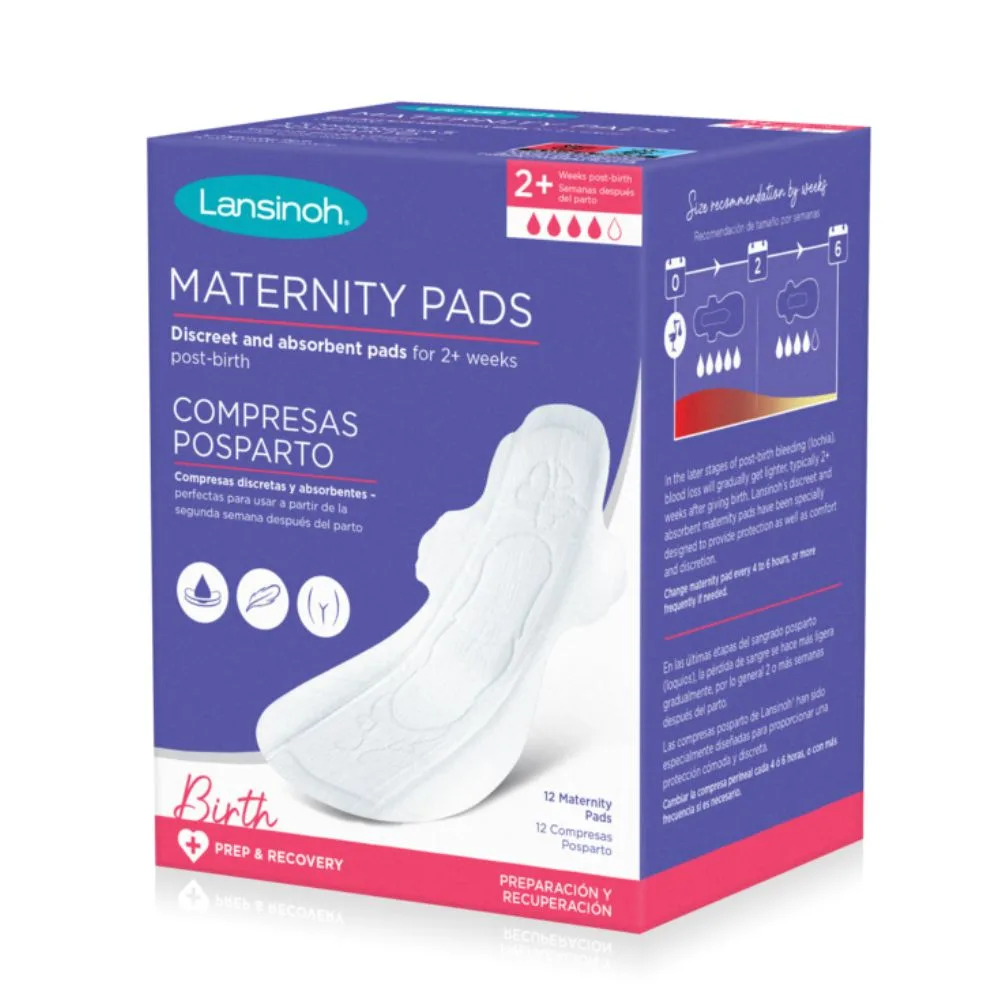 LANSINOH MATERNITY PADS 0-2  10PADS