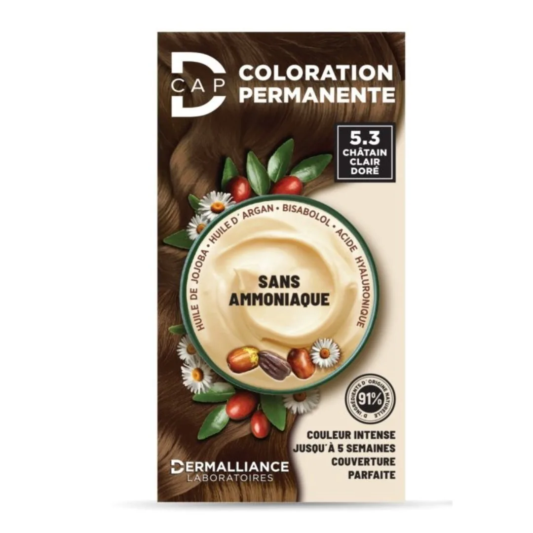 D-CAP COLORATION 5.3 CHATAIN CLAIRE DORE