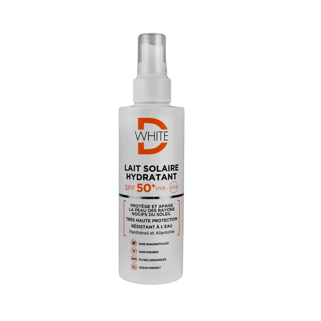 D WHITE LAIT SOLAIRE HYDRATANT SPF50+ 200ML