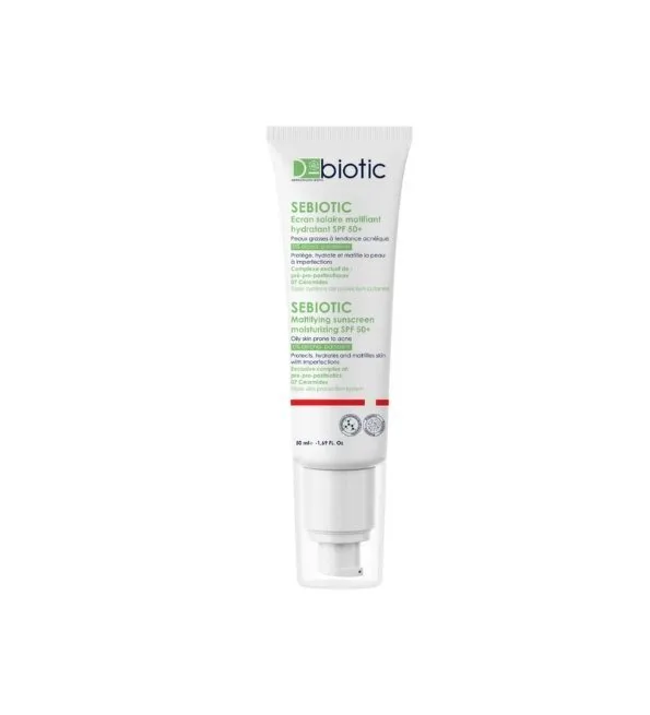 D-BIOTIC SEBIOTIC ECRAN SOLAIRE MATIFIANT SPF50+