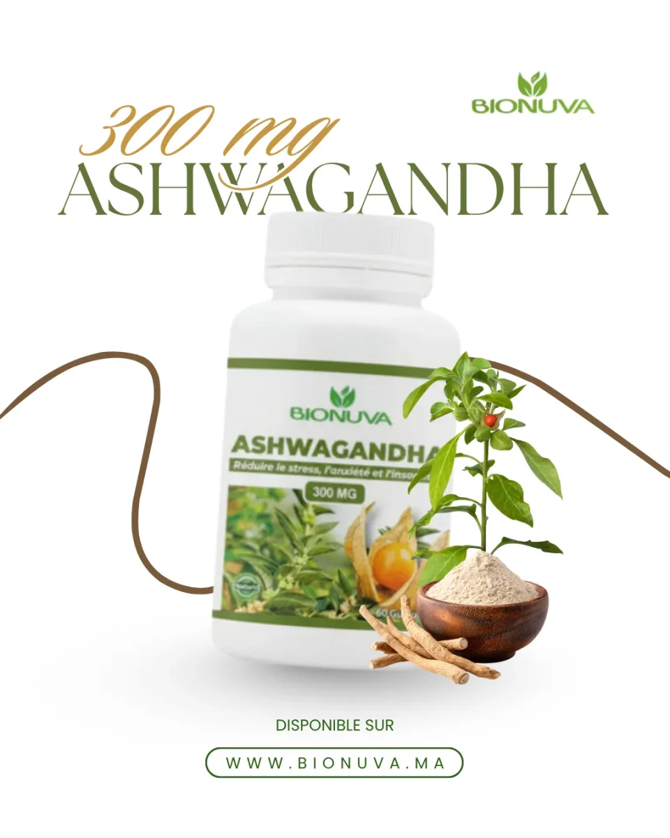 BIONUVA ASHWAGANDA 300MG 60GEL