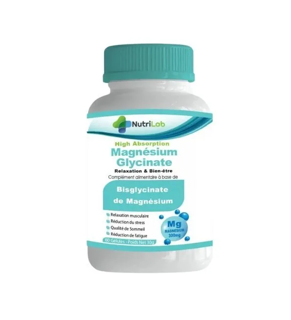 NUTRILAB MAGNESIUM GLYCINATE 60 GEL