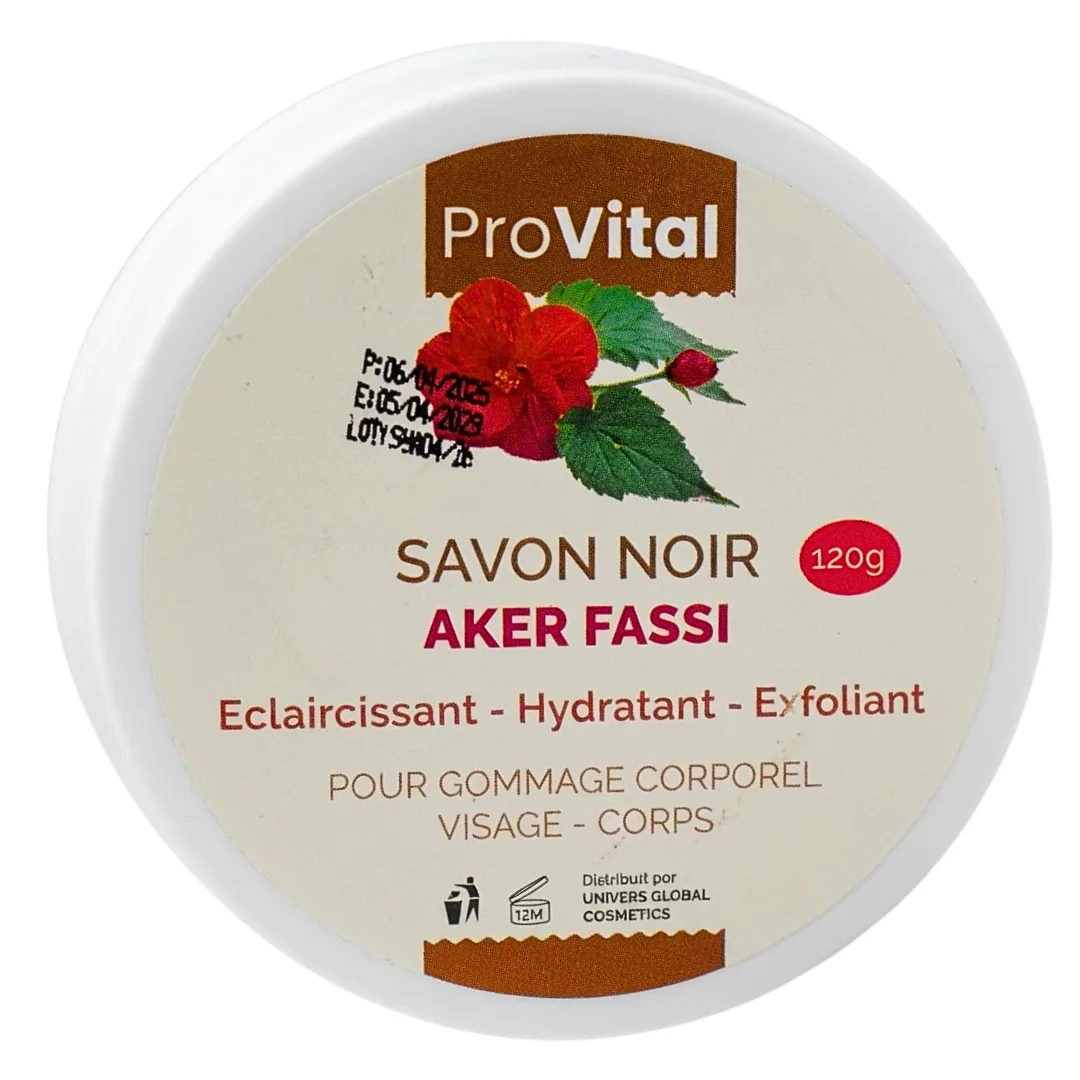 PRO-VITAL SAVON NOIR AU AKER FASSI