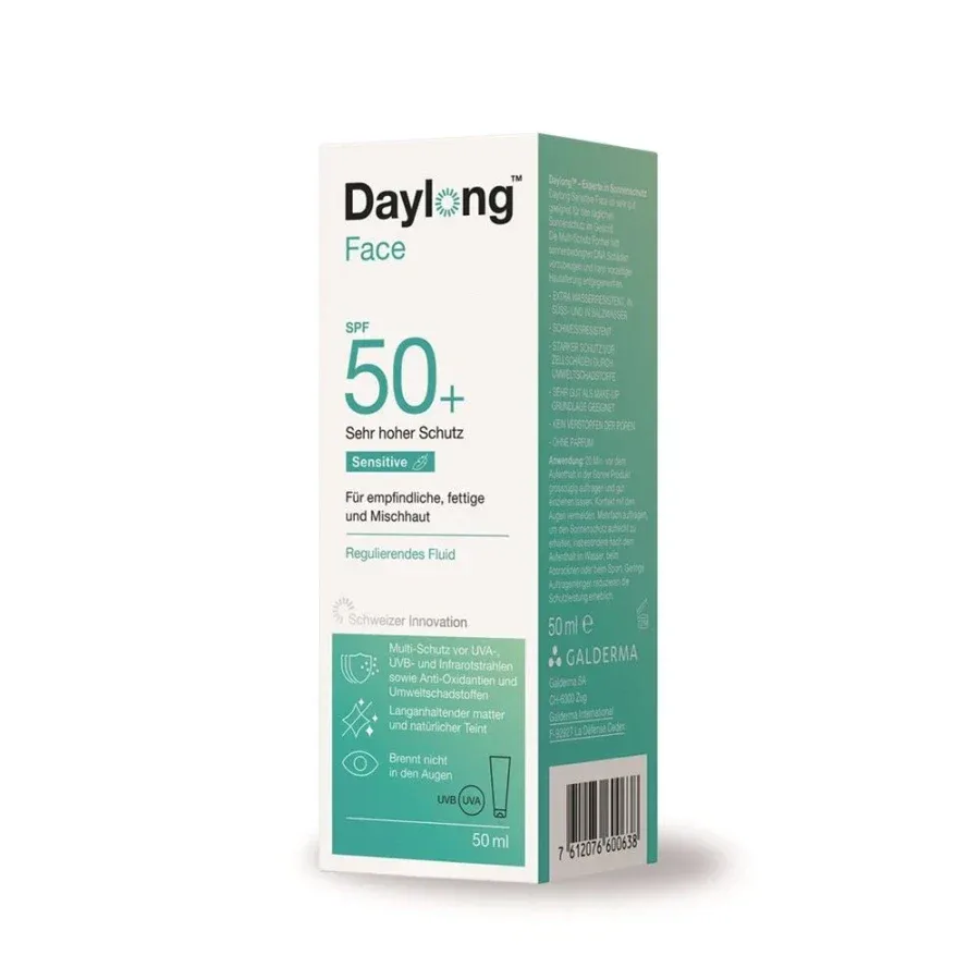 DAYLONG FACE SENSITIVE BB FLUID TENT SPF 50+50ML