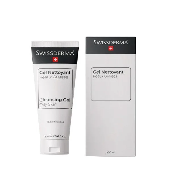 SWISSDERMA GEL NET PEAUX GRASS 200ML