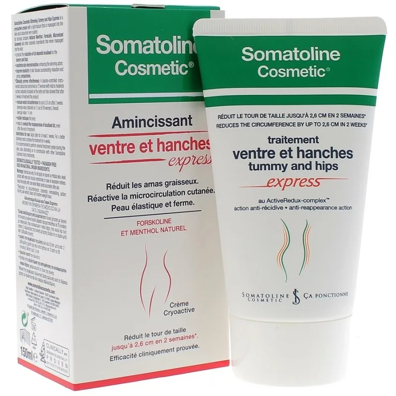 SOMATOLINE TRAITEMENT VENTRE ET HANCHE EXPRESS 150ML