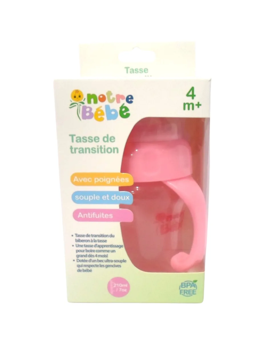 NB TASSE DE TRANSITION 2 EN 1 210ML