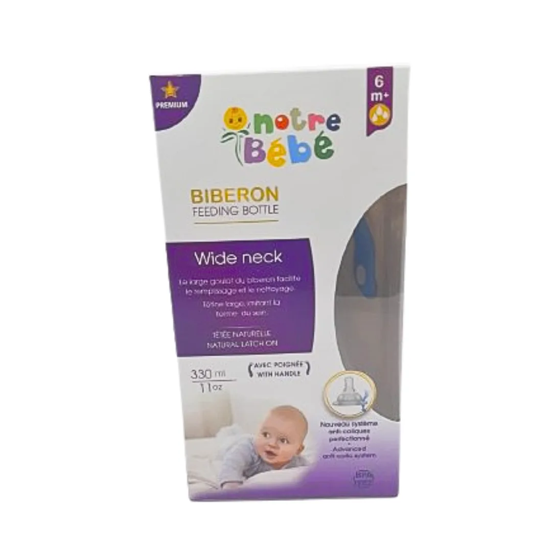 NB BIBRON WIDE NECK 330ML AVEC POIGNEE