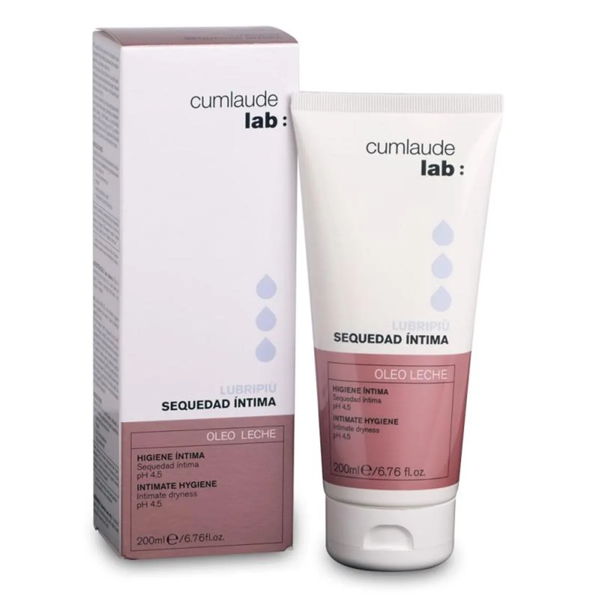 CUMLAUDE LAB LUBRIPIU SEQUEDAD INTIMA HUILE LACTEE 200ML