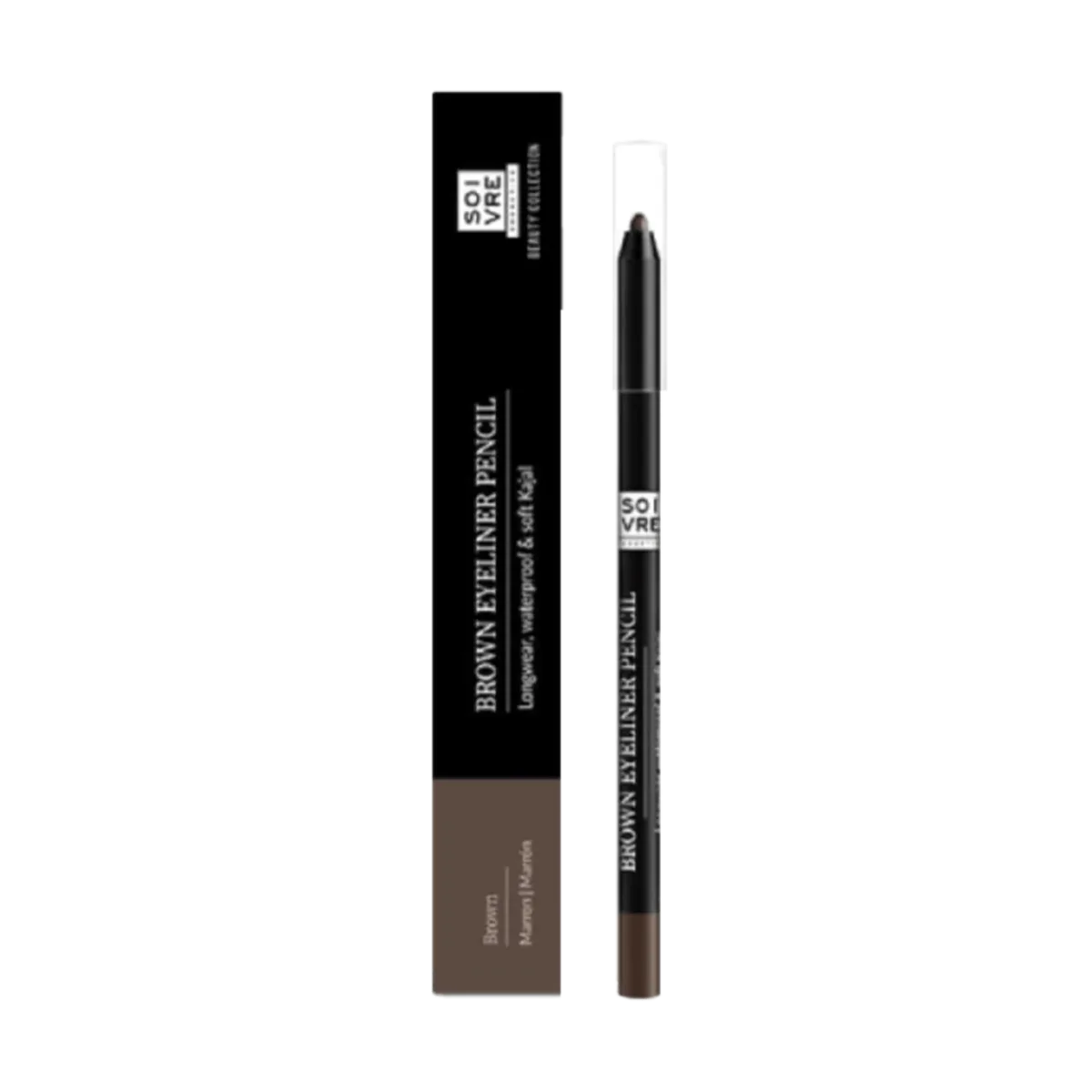 SOIVRE CRAYON A SOURCILS EFFET MICROBLADING MARRON FONCE