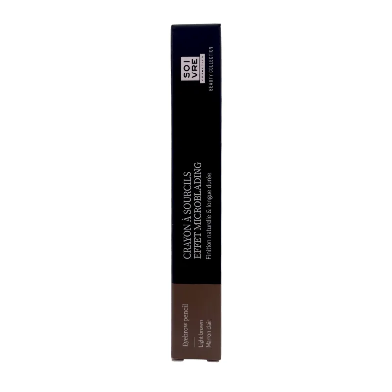 SOIVRE CRAYON A SOURCILS EFFET MICROBLADING MARRON CLAIR