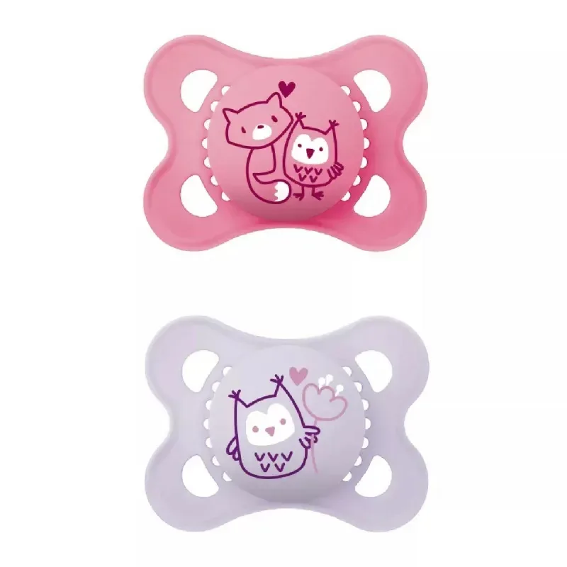 MAMAJO SUCETTE PINK 6 MOIS ROSE ET BLANCHE