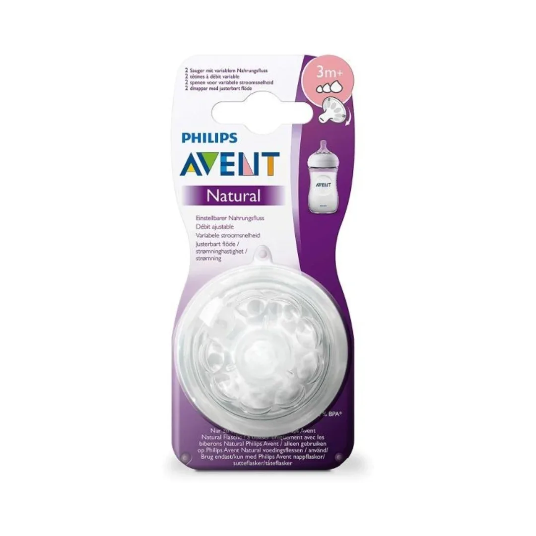 AVENT TETINE NATUREL 3 MOIS VARUABLE SCF045/27