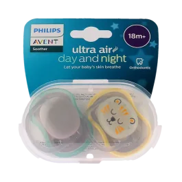 AVENT SUCETTE ULTRA AIR DECO 18 M+ MIX