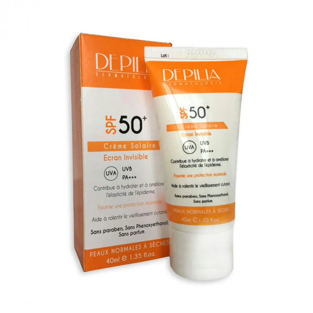 DEPILIA CREME ECRAN INVISIBLE 50+