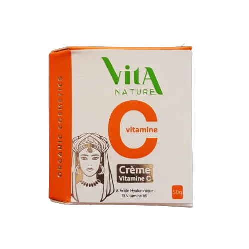 VITA NATURE CREME A LAVITAMINE C ET ACIDE HYALURONIQUE 50G