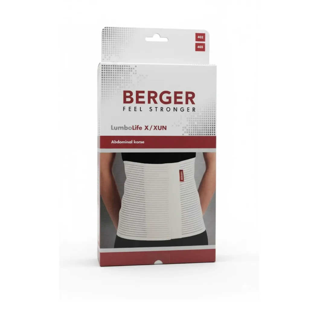 BERGER CEINTURE ABDOMINAL BEIGE AVEC ATTELLE STANDARD