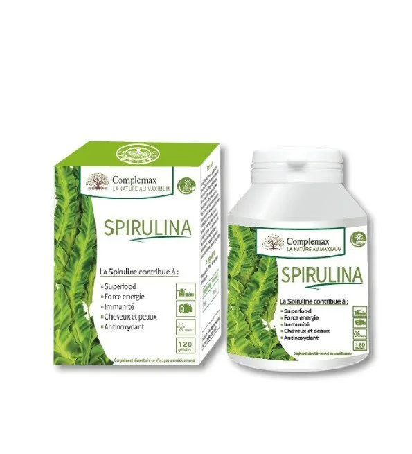 COMPLEMAX SPIRULINE+VITAMINE C 400MG 120GLL