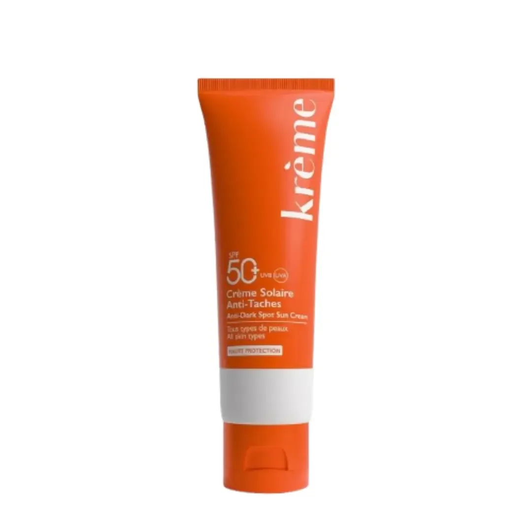 KREME CREME SOLAIRE ANTI-TACHES 50+SPF  TOUS TYPES DE PEAUX 50ML