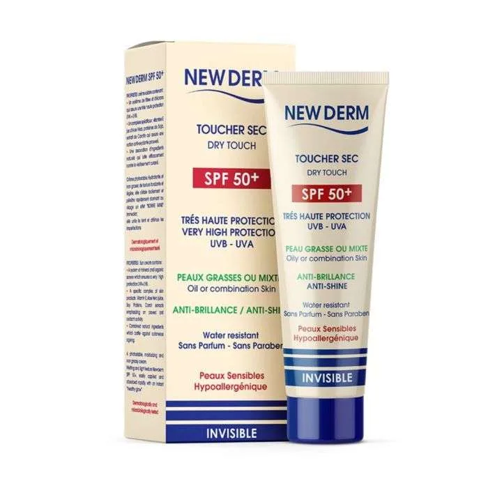 NEW DERM ECRAN TOUCHER SEC INVISIBLE 50